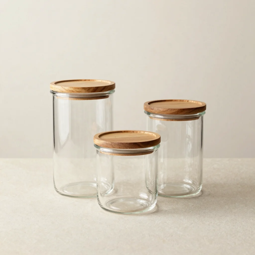 Clear Pantry Canisters